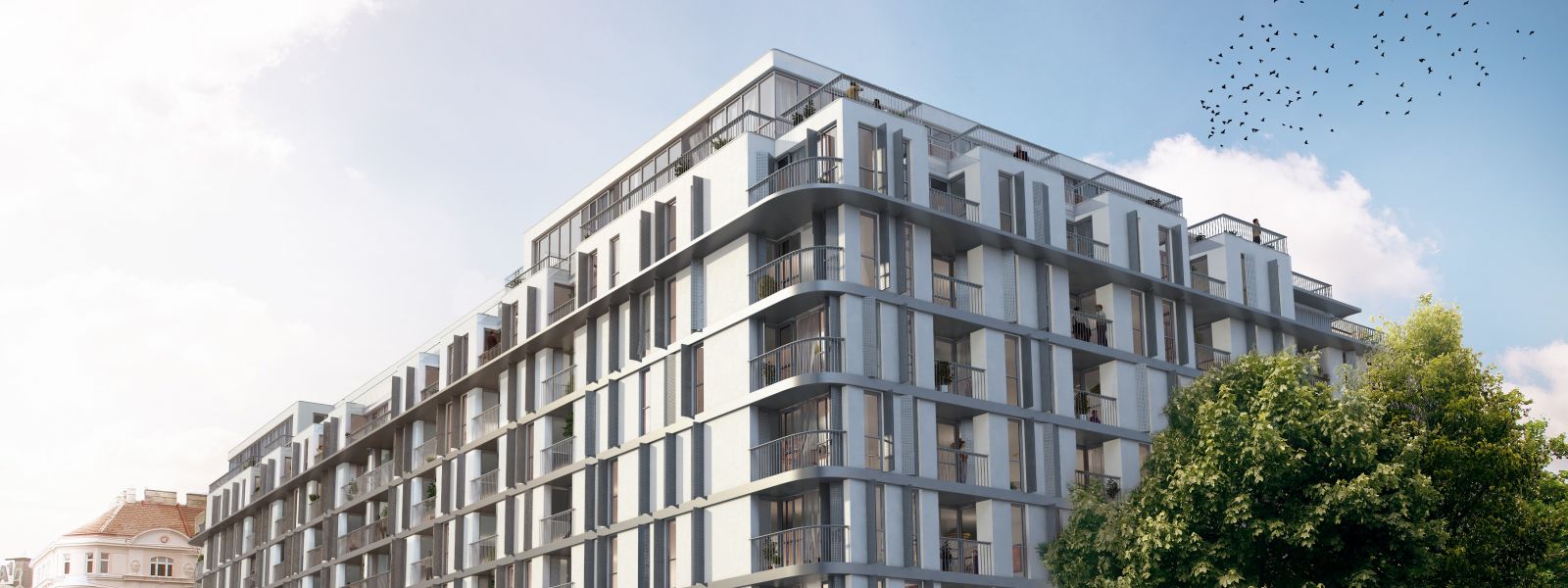 Nußdorfer Straße - Aerial