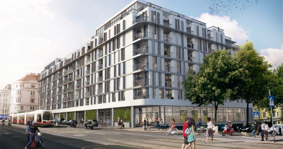 Nußdorfer Straße - Aerial